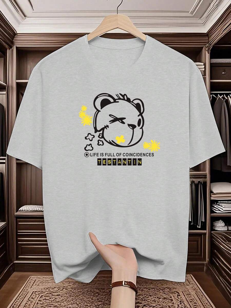 Men T-Shirts - Gris - Ver 1