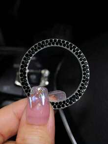 1 pieza Aro decorativo para fuego, diseño multiusos simple y práctico - Negro - Ver 6