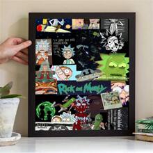 Warner Bros 1PC Movie Rick And Morty Movie Sticky Posters DIY Room Bar Cafe Aesthetic Art Wall Painting Wall Bedroom Superman Room Decor Gift Canvas Painting Picture Print Hanging Scroll Decor Wallpaper Poster Wall Art Painting Study Nordic Home Decor House Bar Room Wall Decor Movie Figures Home Decoration Painting Wall Art Bedroom Cartoons Decor Wallpaper Wall Bedroom Decoration - Frameless