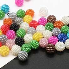 Yiwu Qiyou Accessories Co., LTD 10mm 60pcs White Bead DIY Craft Accessories For Jewelry, Necklaces, Hair Decor, And Handbags - Resin Material, Perfect For Elegant And Luxurious Designs, Craft Accessories | Elegant Beadwork | Smooth Texture - 10mm/60pcs - View 8