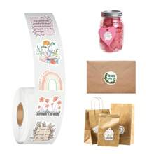 500 pegatinas de versículos bíblicos en rollo, pegatinas de vinilo estéticas para scrapbooking, diario, parachoques, monopatín, botella de agua, dibujos animados, casco duro, coche