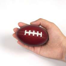 9cm Sponge PU Foam Ball, Stress Relief Squeeze Ball Toys, Coffee Bean & Rugby Ball Designs