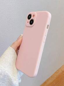 纯色创意防摔手机壳适用于 16、12、13、14、15、11、13 Pro Max、16 Plus 防水防震防刮 - 粉色 - 查看 3