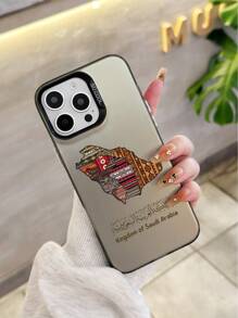 Funda de teléfono con diseño de pasaporte de Arabia Saudita compatible con iPhone 16 Pro Max, con estilo minimalista que se ajusta compatible con Apple iPhone 14, 13, 12, 11, 15 Plus, 16, 11 Pro, con protección anti-caídas para Galaxy/Redmi/OPPO/VIVO/INFINIX