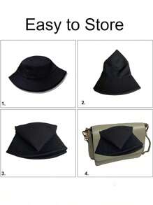 2 Packs Unisex Bucket Hat Beach Sun Hat Aesthetic Fishing Hat For Men Women Teens, UPF 50 Packable Summer Travel Beach Sun Hat,Reversible Double-Side-Wear