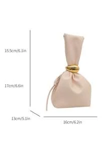 Elegant Versatile Lantern Shaped Handbag, High-End Design Tote Bag, Suitable For Shopping, Wallet, Young Women, College Students, Office Ladies, Commuting, Suitable For Office, University, Work, Business, Commuting, Outdoor Activities, Travel And Sightseeing