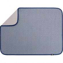 S&INC.Dish Drying, 16" X 18", Absorbent Microfiber Kitchen Counter, Dish Drying Pad Dishes, Utensils, Pots And Pans, Large, Charcoal - Stockinette - View 1
