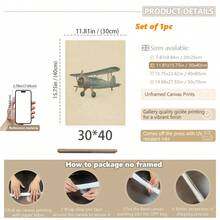 航海主题婴儿房墙面装饰套装 - 1 件复古交通主题艺术品，包含做旧蓝色帆船/蒸汽火车/双翼飞机图案（婴儿房艺术画廊）。复古交通装饰画，帆船主题婴儿房艺术品，蒸汽火车主题墙面装饰，双翼飞机主题婴儿房装饰。 - 彩色 - 查看 18