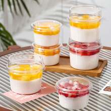 10/20/30/50pcs Reusable Party Cups With Lids, Suitable For Cold Yogurt, Coconut Jelly, Oatmeal Bowls, Durable Non-Breakable Dessert Cups, Cream Puff Boxes, Transparent Dessert Containers, Suitable For Halloween, Christmas Events And Parties, For Cakes, Mousses, Cupcakes, Ice Cream Etc. - Transparent - View 17
