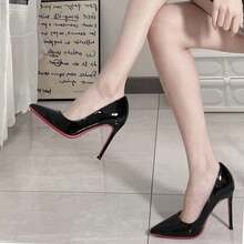 Women Pumps - Black [9cm Red Bottom] - View 3