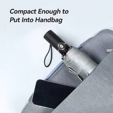 Large Windproof Umbrella, Wind Resistant Compact Travel Folding Umbrellas, Ladies Auto Open Close Strong Wind Proof Rain Proof With 10 Ribs Golf Umbrella Collapsible For Men Women - Yellow&Silver - View 2