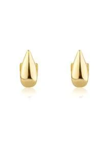 1 Paar metallische Fangzahn-Grillz, Punk Rock Hip Hop Zahnzubehör, einstellbare Kostümprobe für Partys, Festivals, Bühnenauftritte, unisex Geschenk mit Dentalkleber