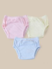 3 件套新生儿如厕训练裤，透气舒适，适合夏季，柔软吸水，可重复使用，可洗内裤，用于如厕训练，防漏，适合男婴和女婴 - 彩色 - 查看 35