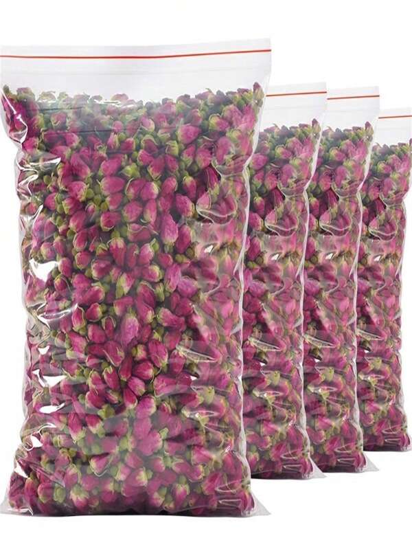 1pc 35g/60g Dried Natural Red Rose Bud Flowers - Suitable For Candles, Handmade, Home Decoration, DIY Soap, Candle, Incense Making
