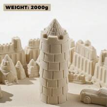 1 Pack 500g Magic Sand, Suitable For Creative DIY Projects - , Soft & Comfortable, Sand Colored - Great For Building Toy Castles And Crafting Fun, Sand Toys