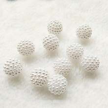 Yiwu Qiyou Accessories Co., LTD 10mm 60pcs White Bead DIY Craft Accessories For Jewelry, Necklaces, Hair Decor, And Handbags - Resin Material, Perfect For Elegant And Luxurious Designs, Craft Accessories | Elegant Beadwork | Smooth Texture - 10mm/60pcs - View 7