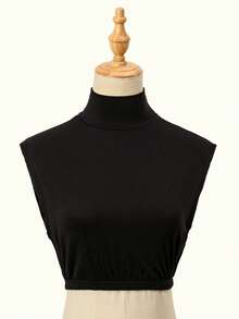 2 chiếc khăn choàng cổ tròn màu trơn cỡ lớn cho nữ, tấm che kín đáo, cổ áo, cổ lọ tay dài, khăn choàng giữ ấm cổ mỏng thanh lịch dành cho nữ, mềm mại và thoáng khí, đa năng cho mọi mùa để mặc trang phục trang trí Giáng sinh - 2 vòng cổ giả - Xem 6