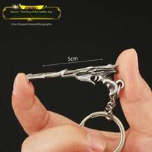 2025 New Model Keychain Pendant - Valorant Game Weapon Accessory, Ghost Viper Gold Emperor Mini Model Toy Keychain, 5cm, Gift For Couple, Colleague, Friend, Senior, Reward, Commercial, Anniversary, Festival