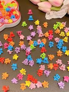 50 Stück Haarclips für Teenager, Mini-Haarklammern für Mädchen und Babys, die ihr Haar nicht beschädigen. Neue Prinzessin Haarclips für Teenager, süße kleine Haarklammer Accessoires - Verschiedenfarbig - Übersicht 3