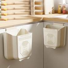 1 Foldable Trash Can, Kitchen Hanging Trash Can, Bathroom Multi-Functional Trash Can, Cabinet Hanging Garbage Storage, No Need To Bend Over, Vehicle-Mounted Garbage Storage, Kitchen No-Hole Trash Can, Cabinet Door Trash Can, Foldable Trash Can, Bathroom Garbage Basket, Can Be Hung On Most Cabinets