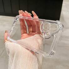 Transparent Acrylic Four-Corner Phone Case For IPhone 11 12 13 14 15 16 X XS Pro Max Plus PMMA Cellphone Protective Shell - Clear - View 3
