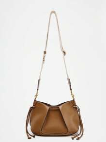 [Bolso de Mujer de Bandolera] BOLSO MINI PLISADO, Bolso de Hombro Simple de unicolor para Mujer, Pequeños Bolsos de Bandolera de Moda, Bolso de Diseño de Lujo para Uso Diario