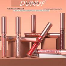 DUNUF Lip Gloss Lip Oil Set 2 Pieces Set Not Easy To Stick Cup Matte Lip Gloss Set Waterproof Long-Lasting Non-Fading Moisturizing - Multicolor - View 3