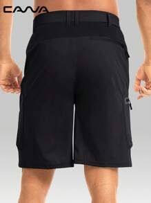 Cavva Herren Sommer Sport Cargo Shorts schnelltrocknend, wasserfest, Lässig mit Stretchbund, für Wandern, Radfahren, Laufen, Golf, Training