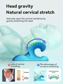 1pc Neck And Shoulder Relaxer, Cervical Traction Device And Cervical Spine Alignment, Chiropractic Pillow Neck Stretcher