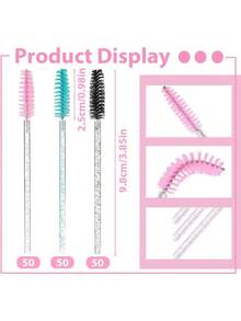 150 /100/50/10pieces Of Mascara Comb Makeup Tools Mascara Curler, Disposable Eye Black Brush, Mini Mascara Brush Mascara Comb, Makeup Eye Black Applicator - Multicolor - View 3