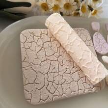 Rodillo texturizador de arcilla polimérica con patrón de grietas irregulares, rodillo texturizador de alta precisión para hacer joyas estilo bohemio, manualidades DIY decorativas como aretes, broches, colgantes, se utiliza con cortadores de arcilla polimérica