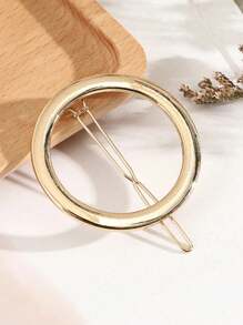 1 pezzo Elegante fermaglio per capelli rotondo in lega di zinco, accessori per capelli, accessori, accessori per capelli da donna, accessori da viaggio, accessori per capelli, accessori per capelli da donna, strumenti per capelli, accessori per capelli, accessori per la bellezza, regali, regali per donne, accessori per capelli, regalini per calze