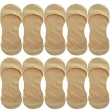 Socks Women's Super Invisible No Show Summer Thin Silicone Non-Slip Low Vamp Solid For High Heels Boat Socks - Multicolor - View 10