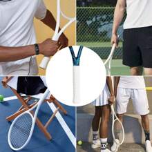 12pcs Tennis Racket Grips - Sweat-Absorbent & Anti-Slip, Durable PU Material - Size: 1200 X 25 X 0.6 Mm - Suitable For Tennis And Badminton Rackets
