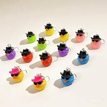 1 Pair Cute Resin Duck Pendant Earrings, Suitable For Summer Pool Party, Vacation Outfit, Women Gift