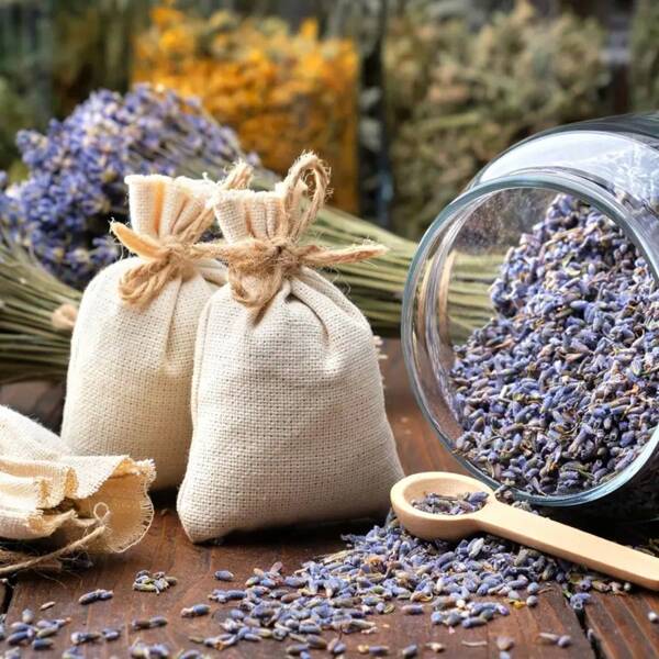 500g Lavender Fragrance Bag, DIY Fragrance Pouch Material For Wardrobe, Shoe Cabinet Deodorization, Handmade Candle, Dried Flower Crafting, Car Air Freshener, Fragrance Making, Mosquito Repelling Sachet
