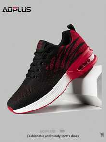 AoPlus New Men's Shock-Absorbing Lightweight Leisure Sports Walking Shoes - màu đen - Xem 1