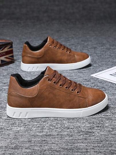 (Suggest Sizing Up) Men's Casual Sports Skateboard Shoes, Non-Slip, Student Sports Skateboard Shoes, Versatile All Season Casual Student Sports Shoes