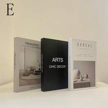 3pcs Set Minimalist Fake Books Decor, Fashion Decorative Books For Shelves, Photo Shoot Props - Multicolor - View 21
