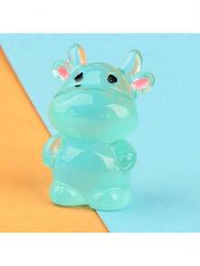 8/16/30 件发光迷你树脂奶牛雕像微型奶牛水族箱装饰品适用于 DIY 鱼缸盆栽微型仙女花园（颜色随机）