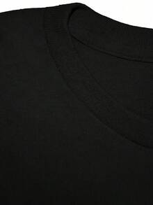 % Cotton Brothers Funny Quotes Brothers Mom Slang Boys  Teenagers Youth-Shirt - Black - View 6