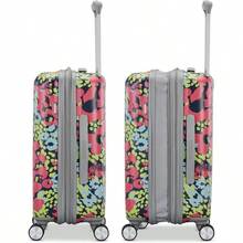 American Tourister Moonlight Hardside Expandable Luggage With Spinner Wheels, Ascending Gardens Rose Gold, Checked-Medium 24-Inch - Poppy Pattern - View 8