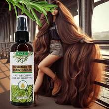 GZE Rosemary Oil Hair Serum Mist Spray Trong Hair Heat Protection Anti