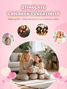 儿童水性可剥指甲油套装，快干指甲油，适合女孩、青少年的水性可剥指甲油，1 套 4 件 * 5ML 和 1 件 * 10ML 可剥指甲油，The Cap Redom 颜色，红色、粉色、橙色、黄色、绿色指甲油，美甲沙龙，美甲用品，儿童礼物，女孩，指甲油