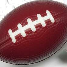 9cm Sponge PU Foam Ball, Stress Relief Squeeze Ball Toys, Coffee Bean & Rugby Ball Designs
