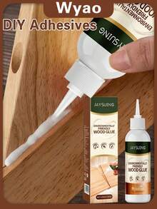 jakehoe Pegamento para trabajos en madera para reparar muebles, tablas, sillas y taburetes de madera. Adhesivo multifuncional para manualidades DIY. (Se envían modelos nuevos y antiguos de forma aleatoria) - Nueva actualización: multicolor - Ver 2