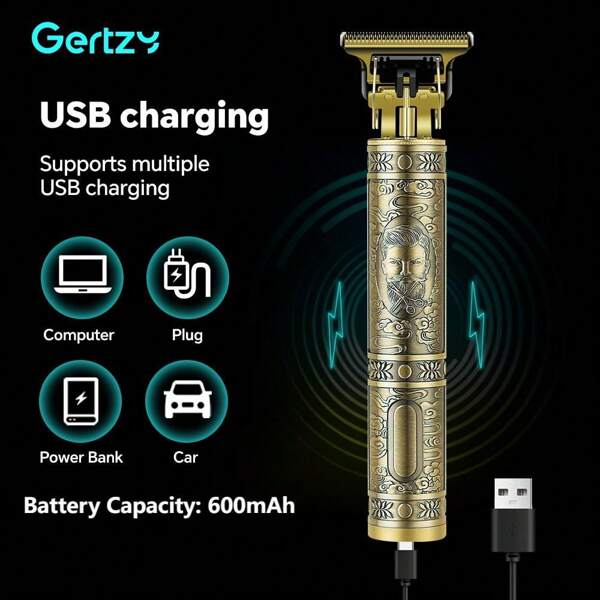 Herren elektrischer Rasierer und Barttrimmer, multifunktionaler USB-aufladbarer Rasierer, schnell aufladbar, tragbarer elektrischer Haarschneider, Hochleistungsrasur, ein ideales Geschenk zu Weihnachten und Valentinstag, um den täglichen Rasur- und Stylingbedarf zu erfüllen