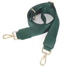 1条绿色可调节肩带，适用于休闲手袋、旅行包、斜挎包等。属于包袋配件。挂绳，返校用品 - 綠色 - 查看 2