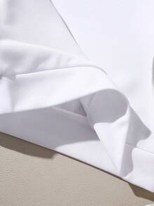 Áo thun cổ tròn in chữ thời trang giản dị cho bé trai mới về, Xuân/Hè - trắng - Xem 6