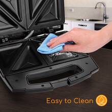 Aigostar 800W 2-Slice Sandwich Toastie Maker – The Ultimate Kitchen Companion - 英規插(220-240V) - 查看 5